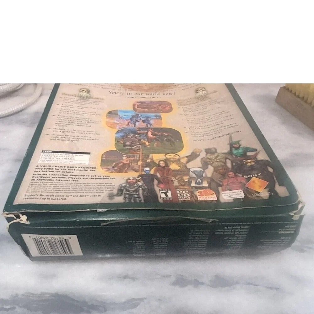 EverQuest: The Ruins of‎ Kunark Big Box 2000 PC Vintage Video Game Collector's